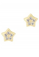 delightful solid gold nickel free baby stud earrings